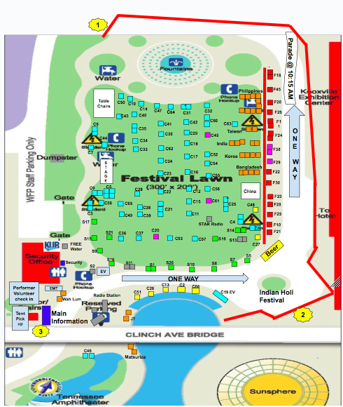 festival lawn map