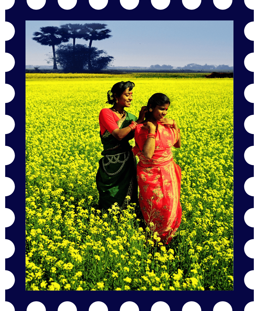 bangladesh stamp 2 two women in bangladesh