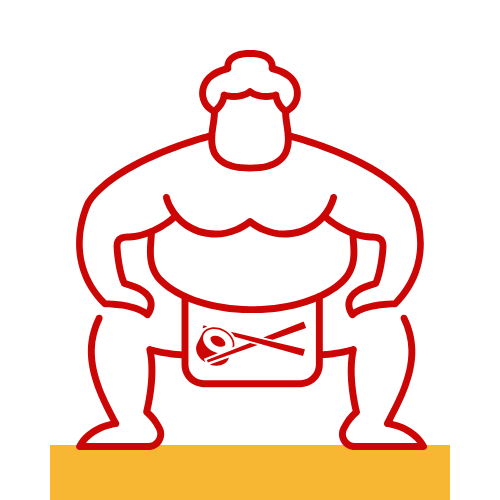 sumo icon sumo wrestler icon
